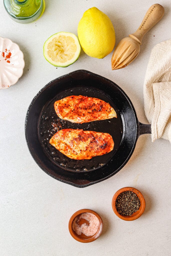 Pan Seared Oven Baked Chicken Breasts steps