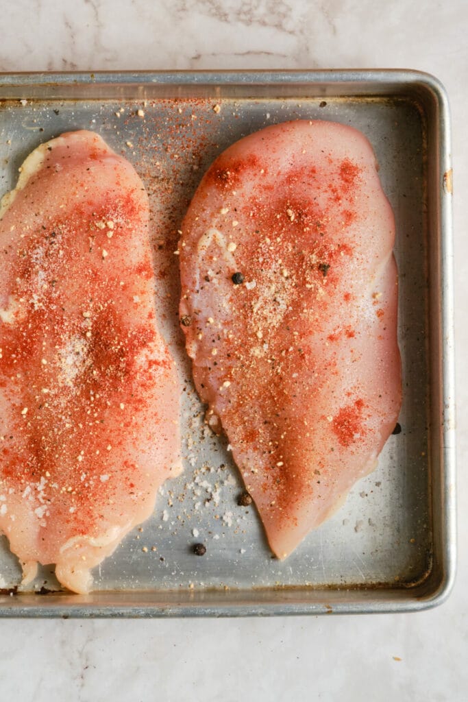 Baked Chicken Breast steps top shot