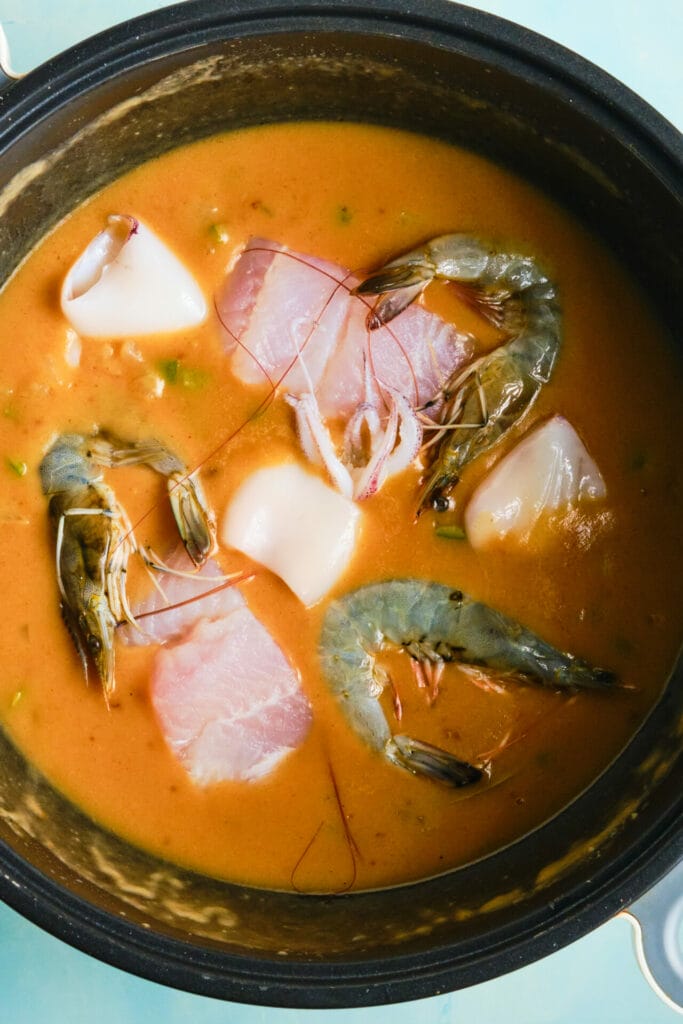 Seafood Gumbo Recipe steps top shot