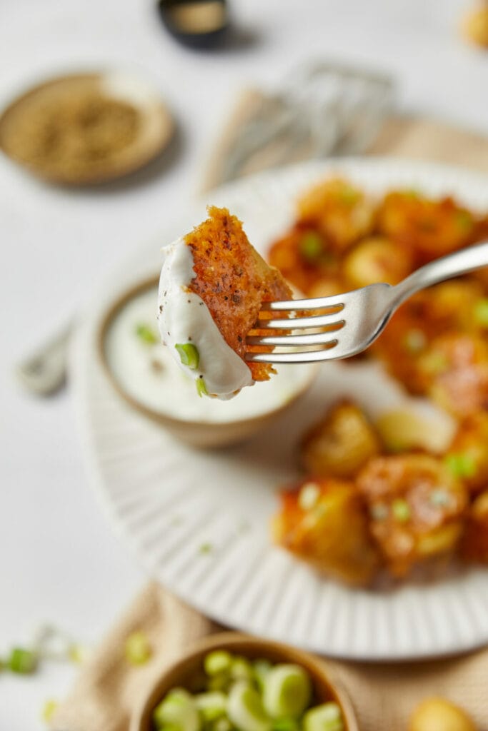 Crispy Parmesan Crusted Potatoes featured image