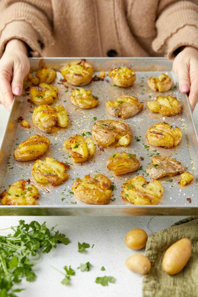 Crispy Smashed Potatoes Recipe steps
