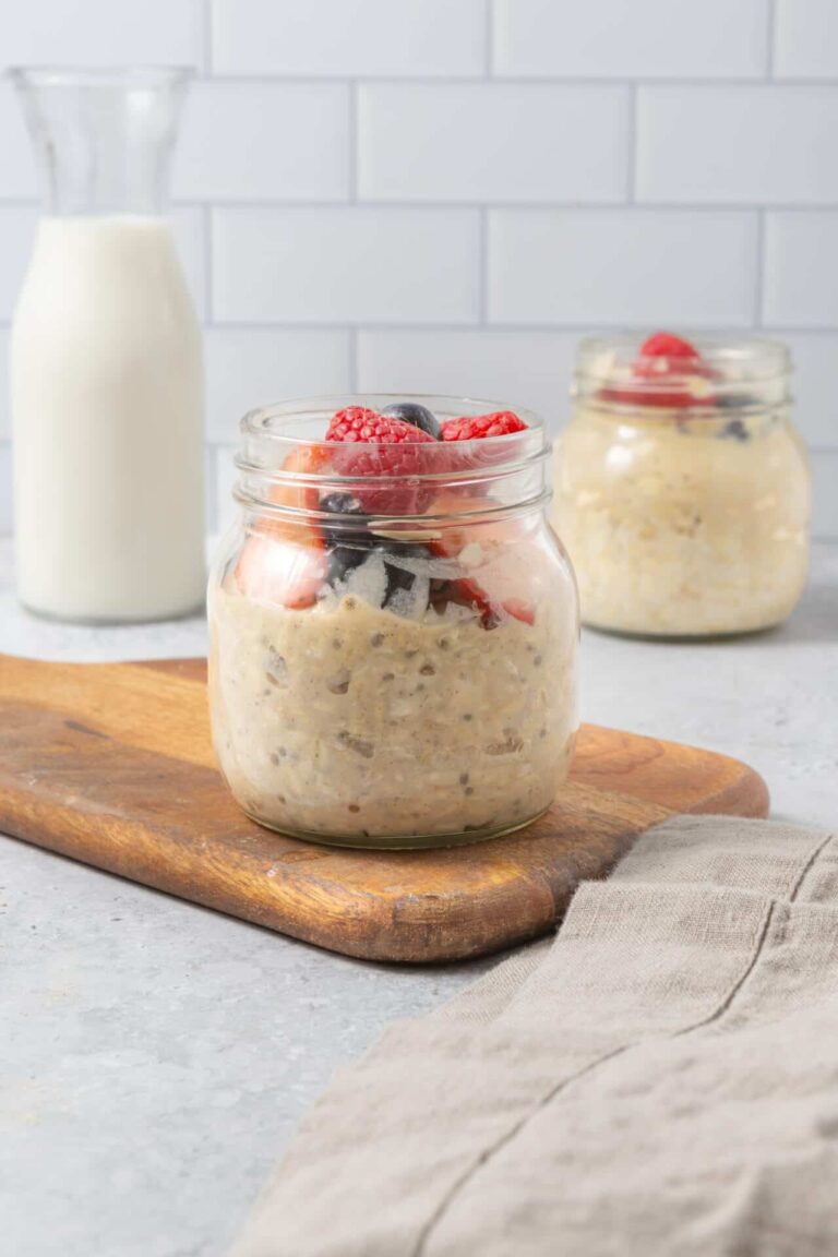 ProteinPowder Overnight Oats Baked Bree