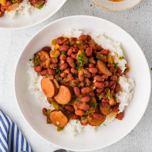 The Best Red Beans and Rice with Sausage