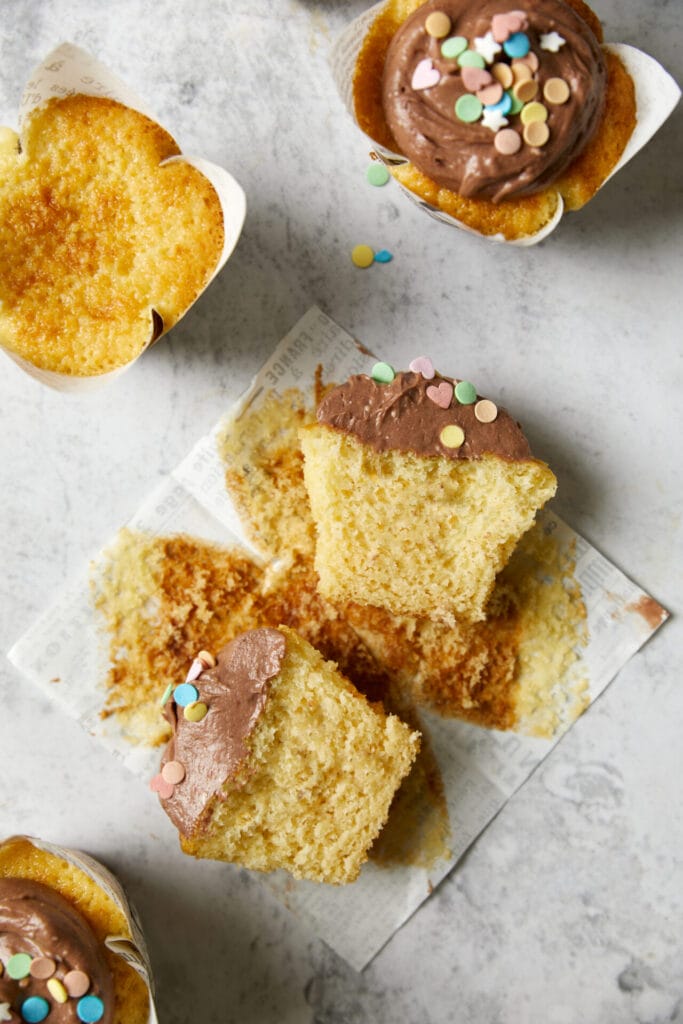 Yellow Cupcake Recipe (Perfectly Moist!)