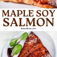 maple soy salmon