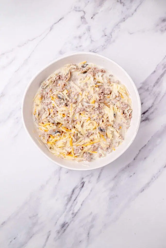 Hamburger Hash Brown Casserole | Baked Bree