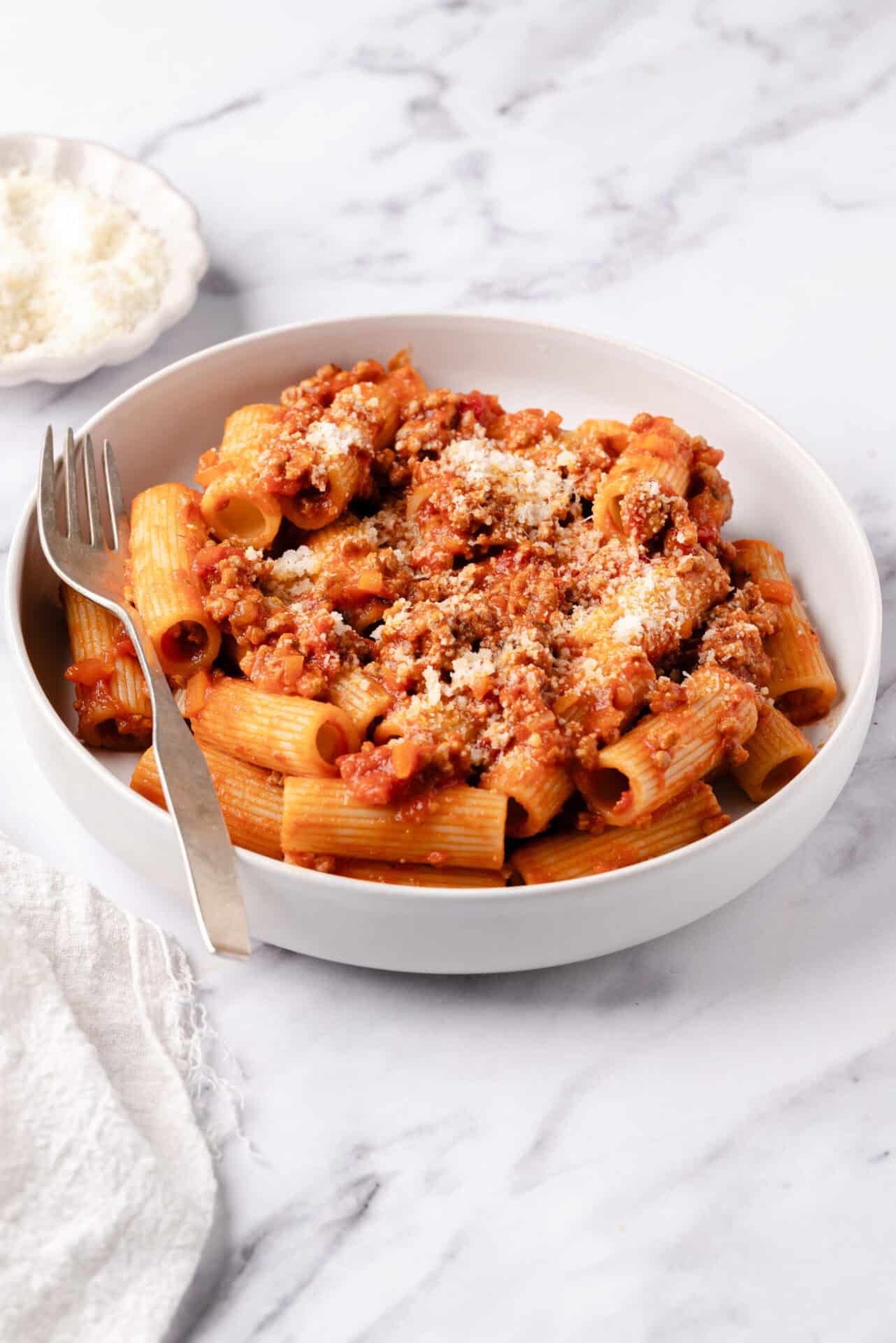 Rigatoni Bolognese Recipe Baked Bree
